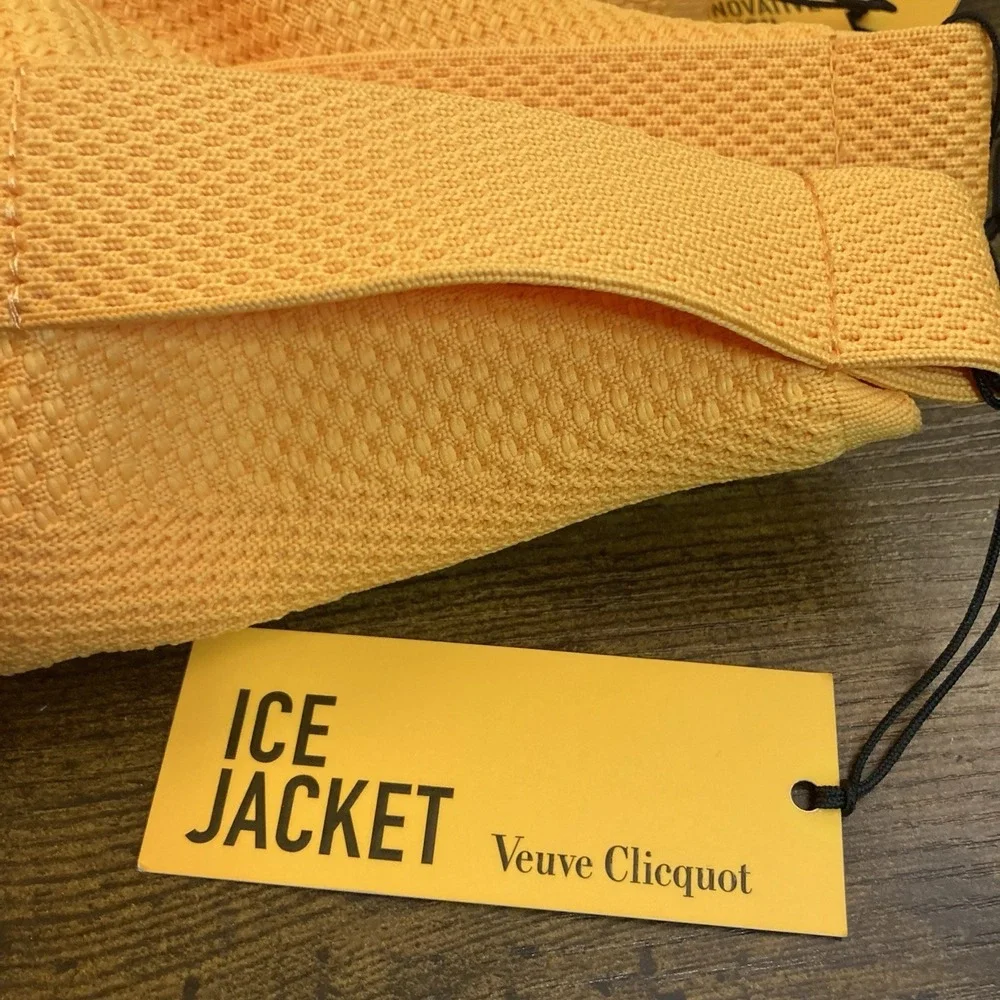Veuve Clicquot Ice Jacket for Champagne Bottle Lot of 9 Orange Insulated Cooler - Picture 2 of 6